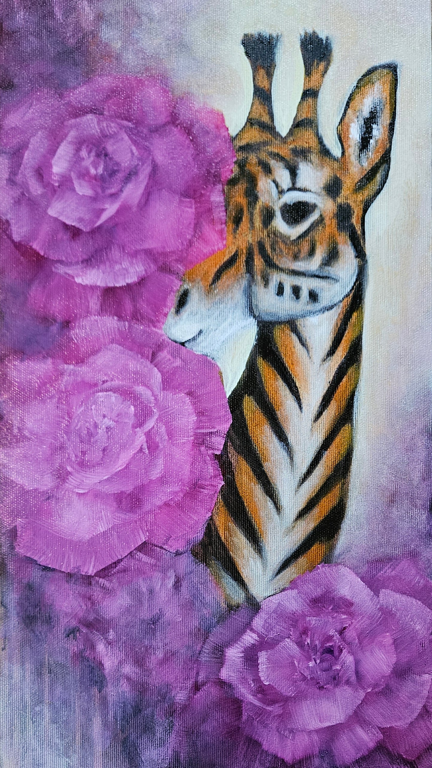 Originalt maleri "Unikhed" 25x45 cm