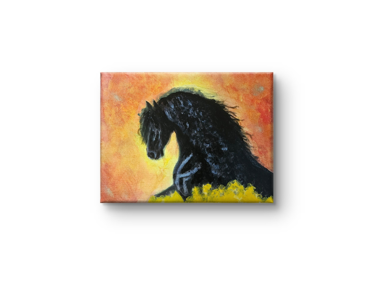 Originalt maleri "De første skridt" 30x40 cm