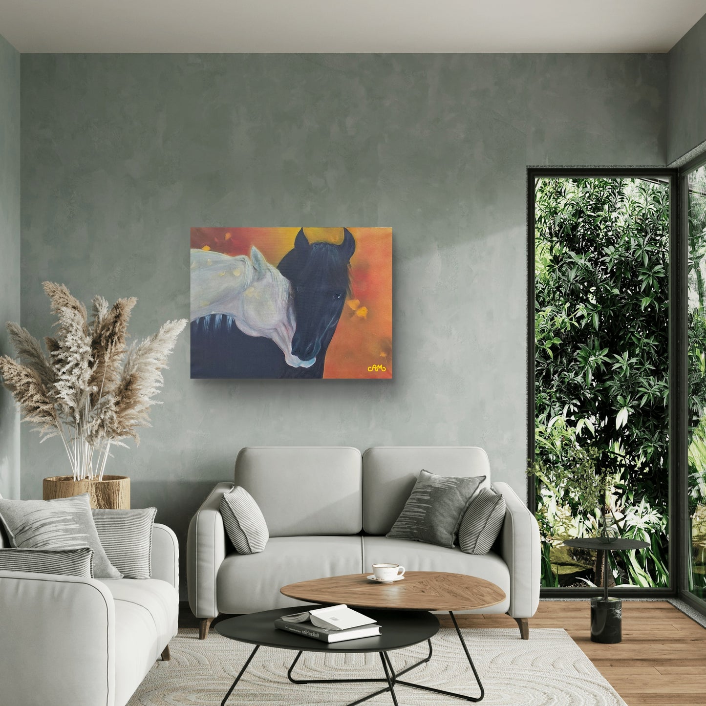 Originalt maleri "Trøst" 60x80 cm