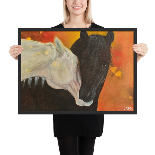 Print med ramme - Trøst (flere varianter)