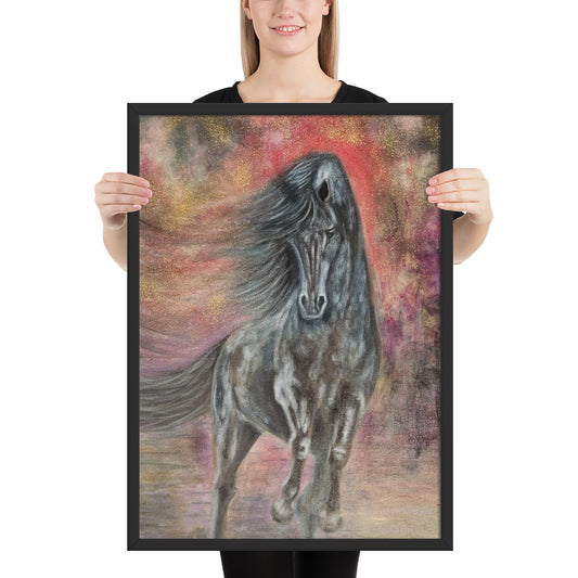 Print med ramme - Skyggernes Kraft (flere varianter)