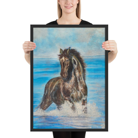 Print med ramme - Mørkets Vinger (flere varianter)