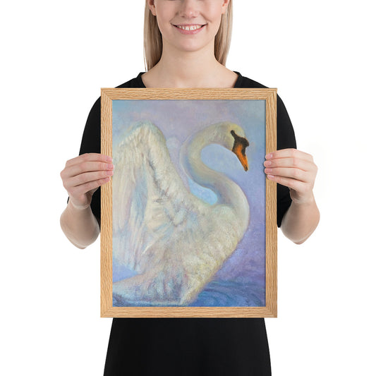 Print med ramme - Svanens Styrke (flere varianter)