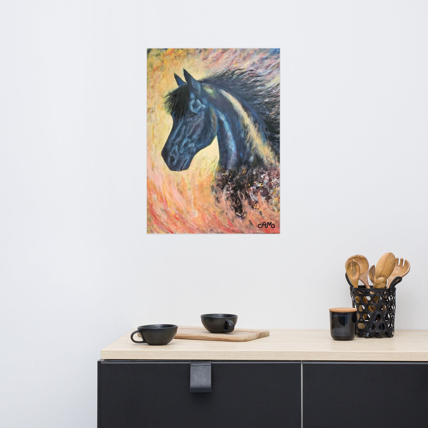 Kunstplakat - Ildens Sjæl (3 størrelser)