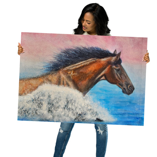 Kunstplakat - Frihedens Bølge (3 størrelser)