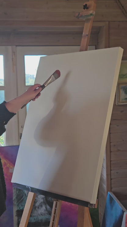 Originalt maleri "Første Lys" 60x80 cm