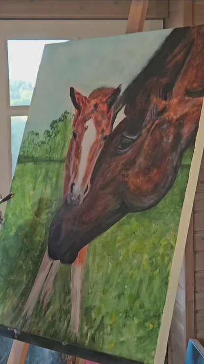 Originalt maleri "Første Lys" 60x80 cm