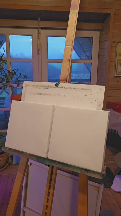 Originalt maleri "Visdom" 26,5x26,5 cm