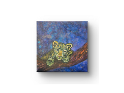 Originalt maleri "Mellem Verdener" 40x40 cm