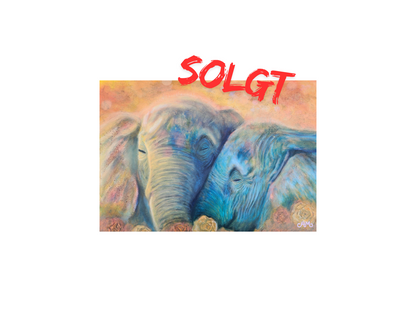 Originalt maleri "Den Evige Forbindelse" 60x80 cm