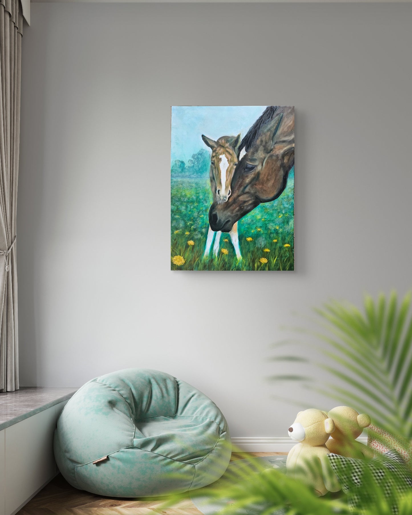 Originalt maleri "Første Lys" 60x80 cm