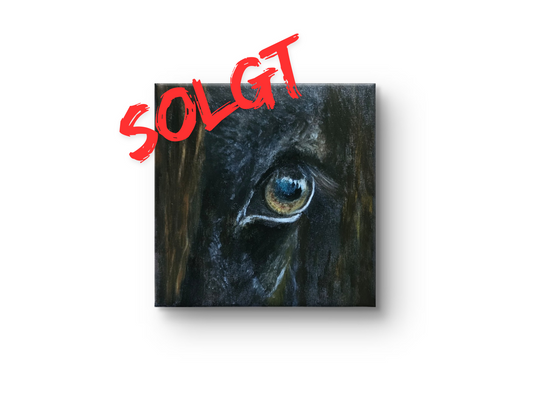 Originalt maleri "Sjælens Spejl" 26,5x26,5 cm