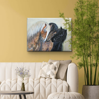 Originalt maleri "Treenighed" 80x60 cm