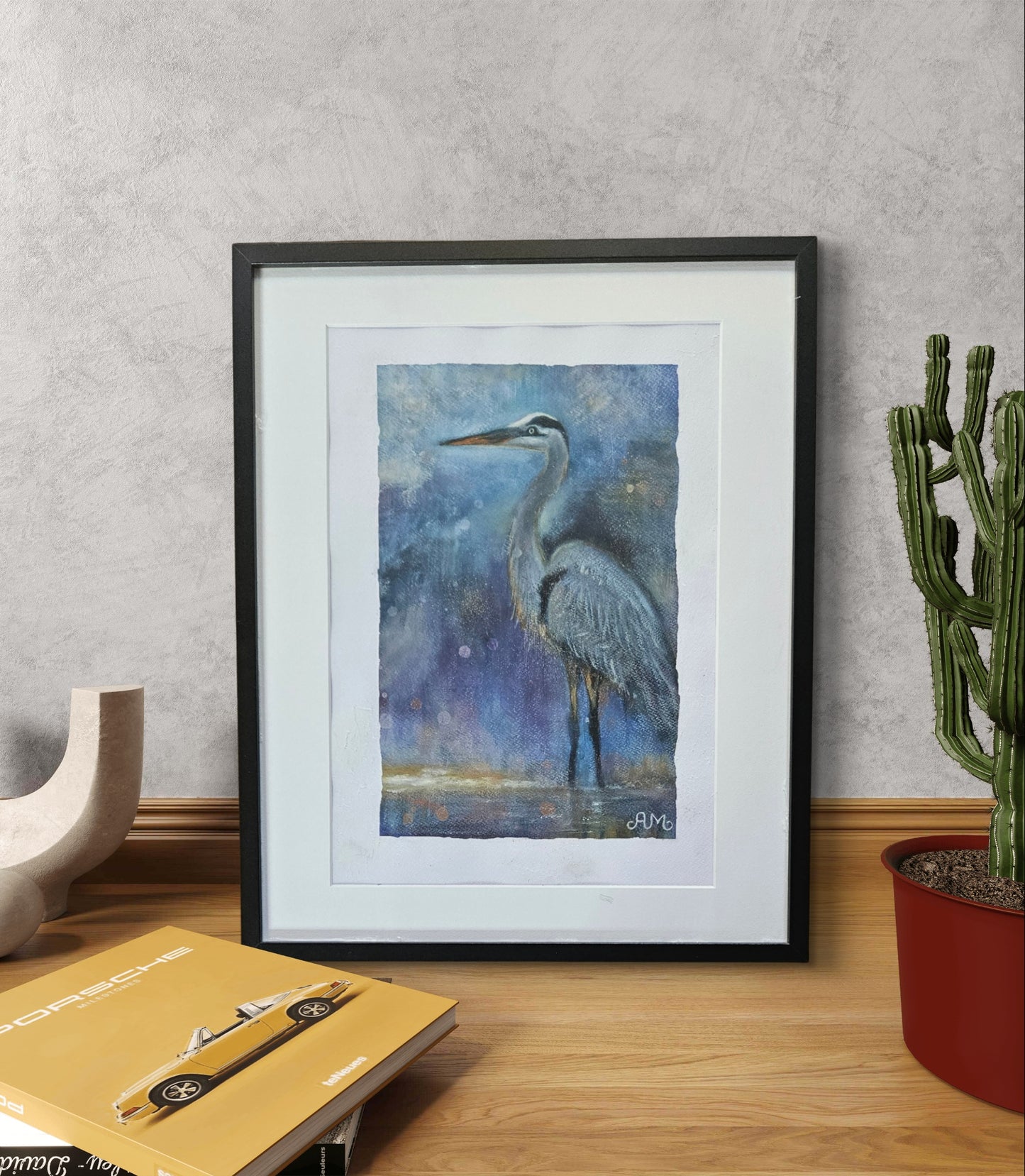 Originalt maleri "Stilhedens Vej" A3 papir