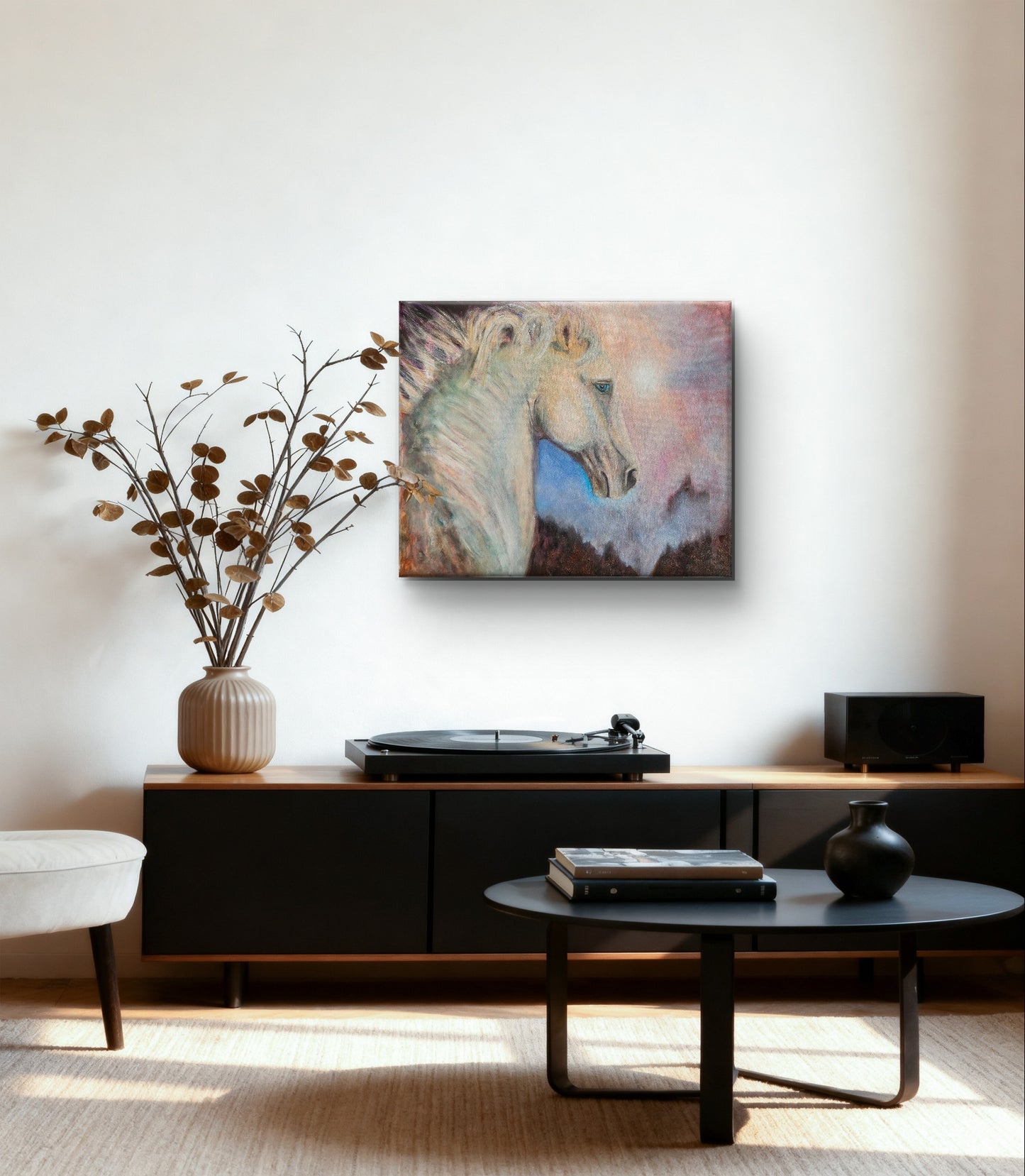 Originalt maleri "I Eget Lys" 60x50 cm