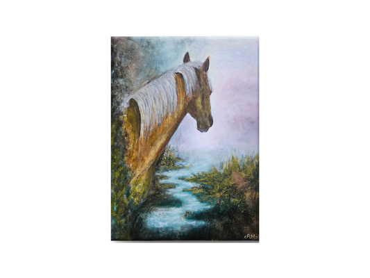 Originalt maleri "Overgang" 60x80 cm