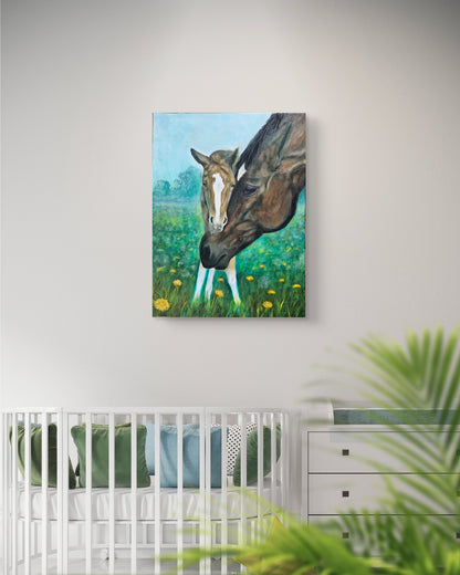 Originalt maleri "Første Lys" 60x80 cm