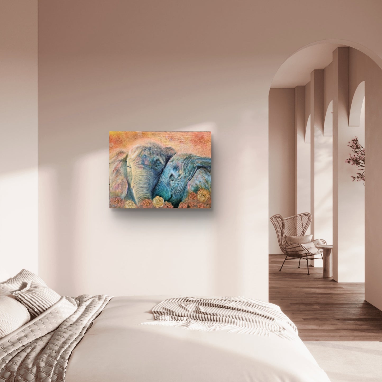 Originalt maleri "Den Evige Forbindelse" 60x80 cm