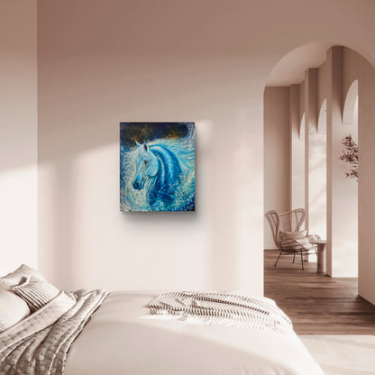 Originalt maleri "Galaksens Kilde" 60x70 cm