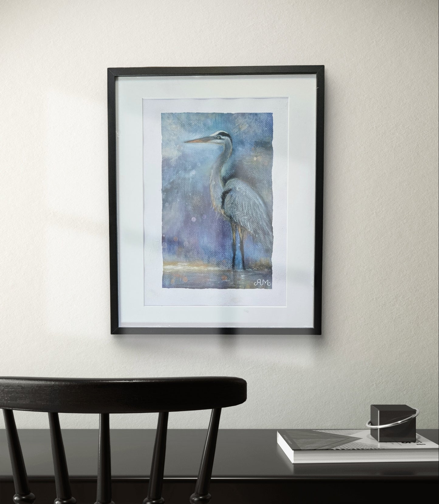 Originalt maleri "Stilhedens Vej" A3 papir