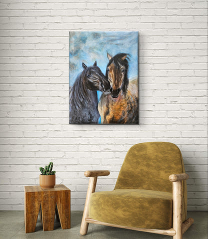 Originalt maleri "Isen Brydes" 60x80 cm