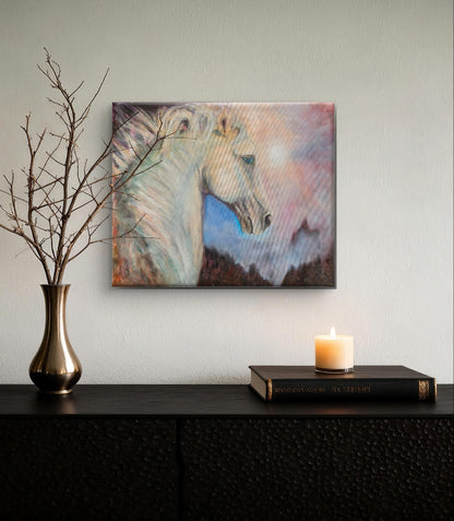 Originalt maleri "I Eget Lys" 60x50 cm