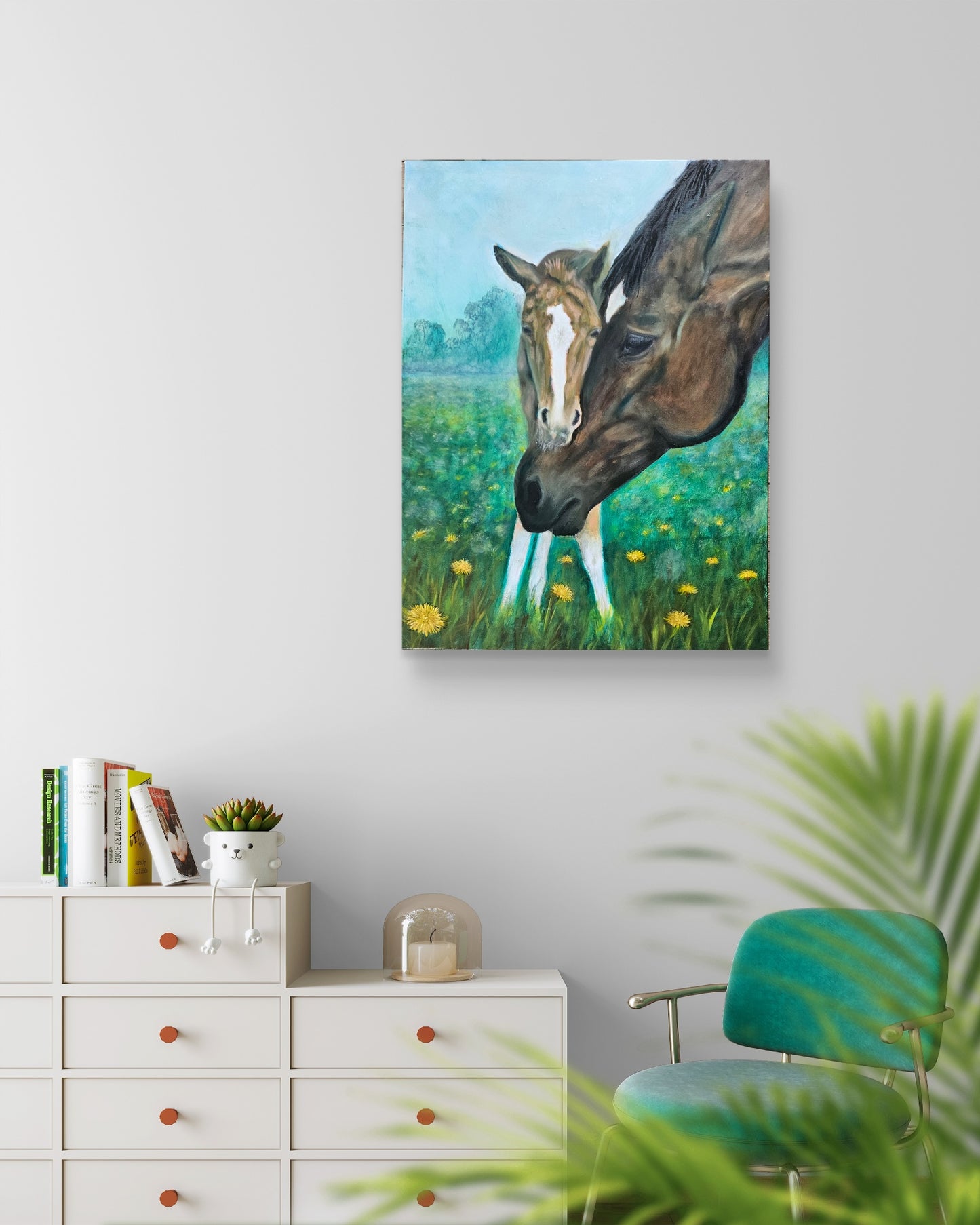 Originalt maleri "Første Lys" 60x80 cm