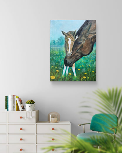 Originalt maleri "Første Lys" 60x80 cm