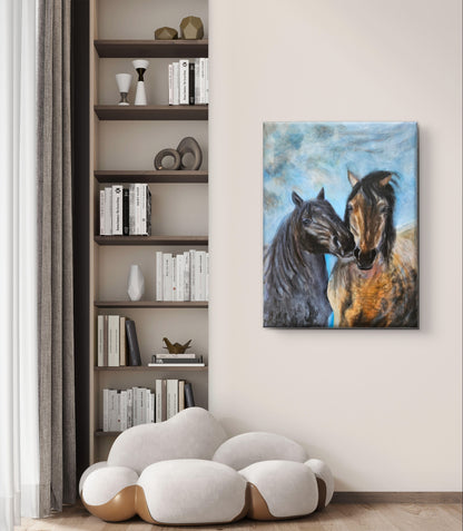 Originalt maleri "Isen Brydes" 60x80 cm